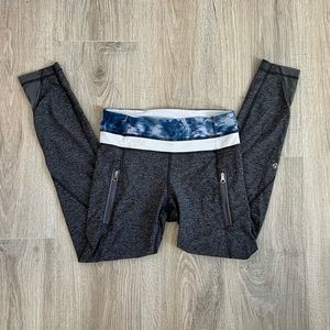 Lululemon Fresh In Mesh Grey Cropped Legging